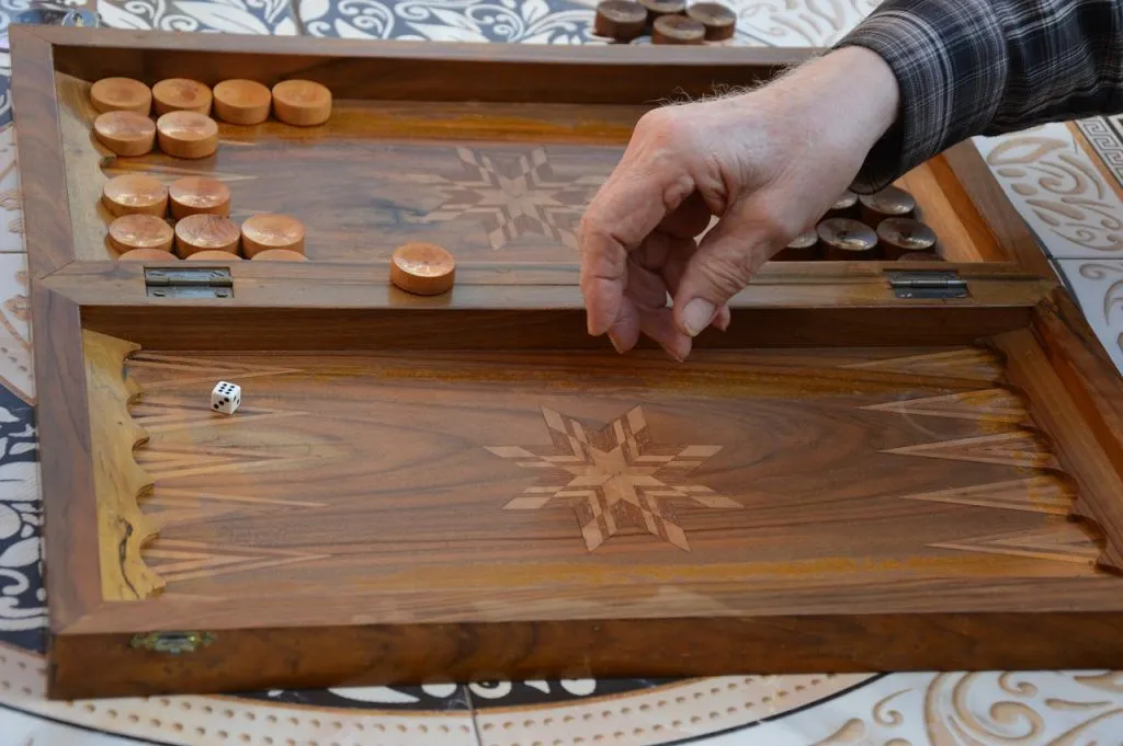 Backgammon Holz Orientalisch