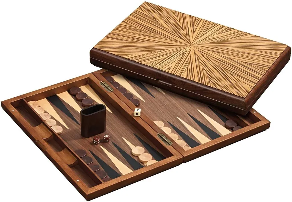 Backgammon mit Magnetverschluss