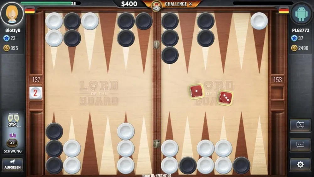 Backgammon online spielen