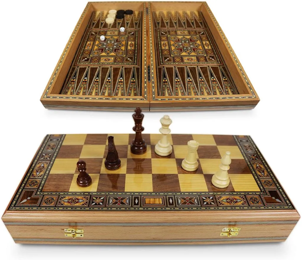 Elessar Premium Backgammon mit Schach